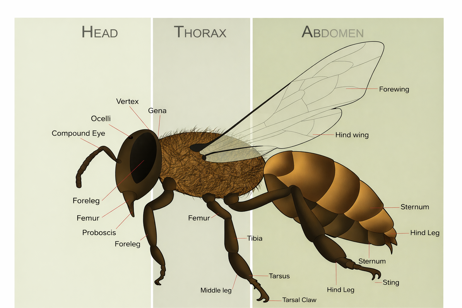 Honey Bee Morphology: A Comprehensive Guide