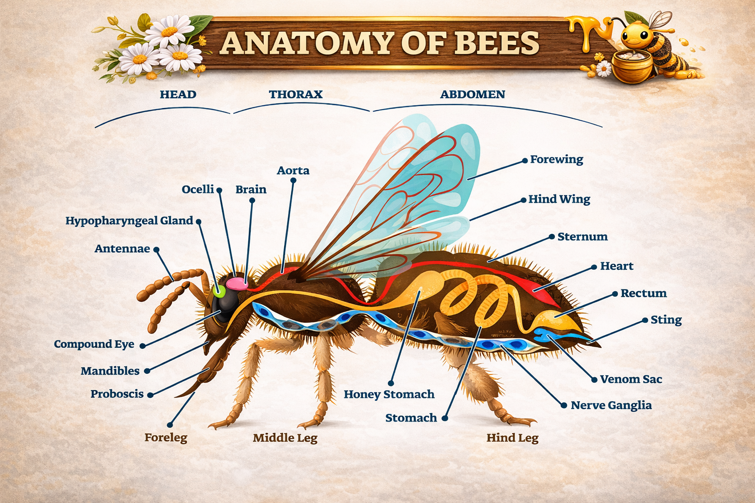 The Anatomy of Bees: A Masterclass in Biological Engineering
