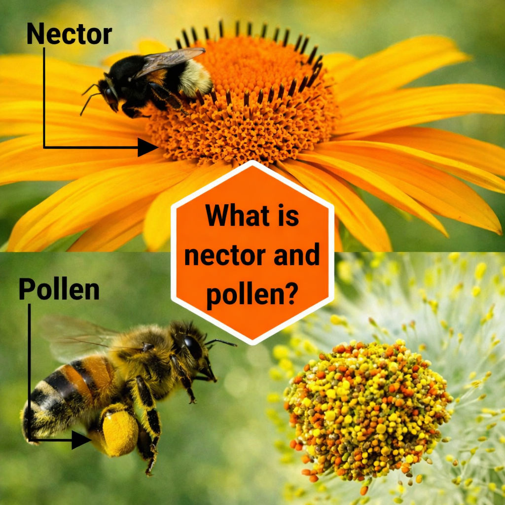 pollens vs nector