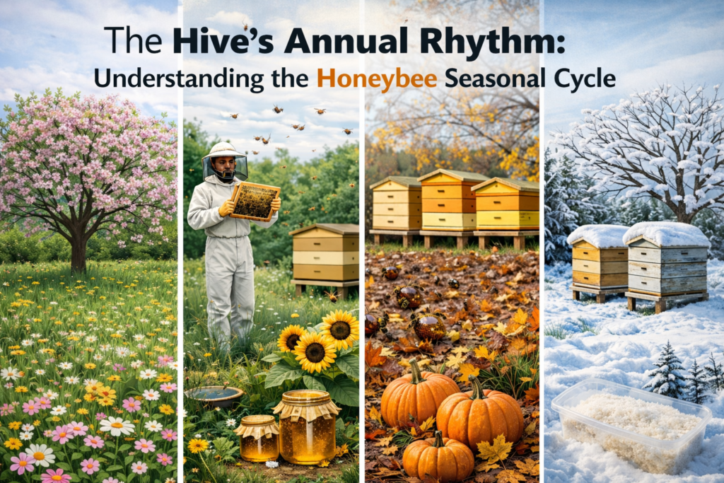 Anual cycle of honey bee