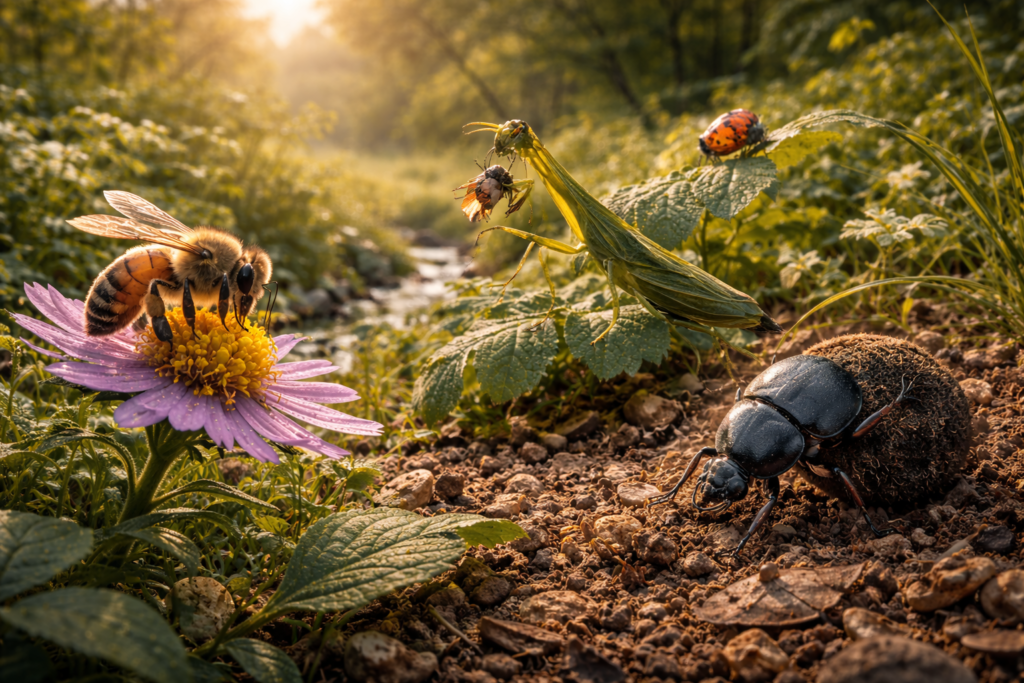 Pollinators, Decomposers, and Predators