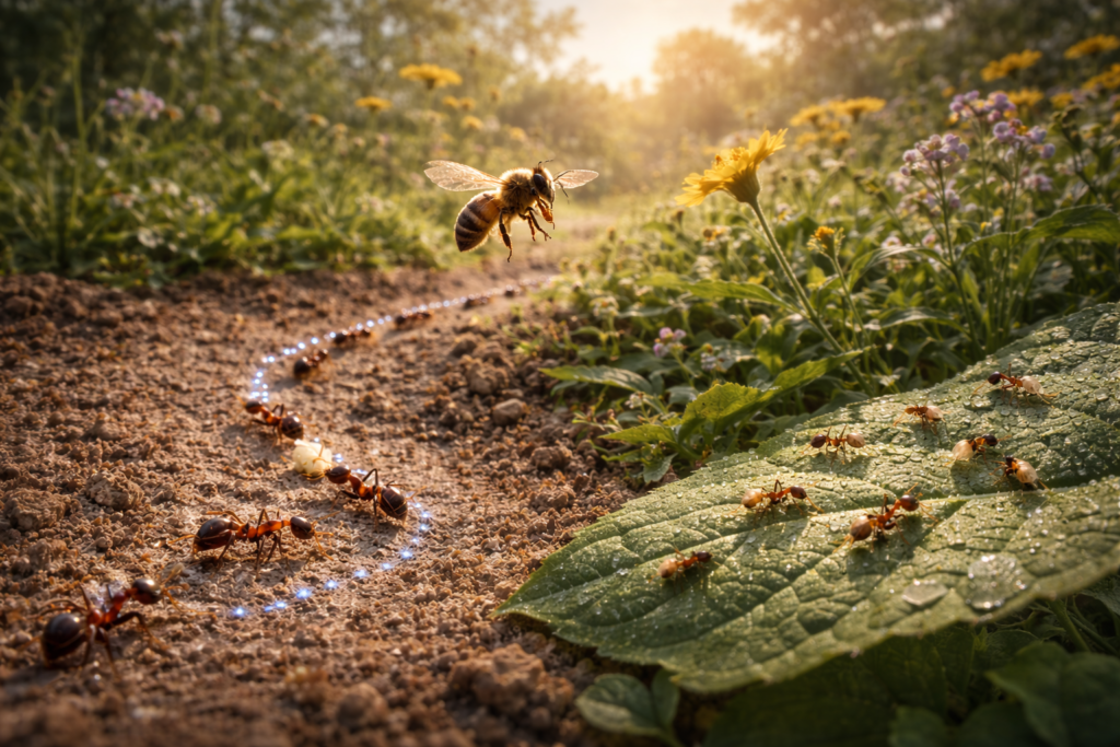 Navigating the World Through Kinesis and Taxis