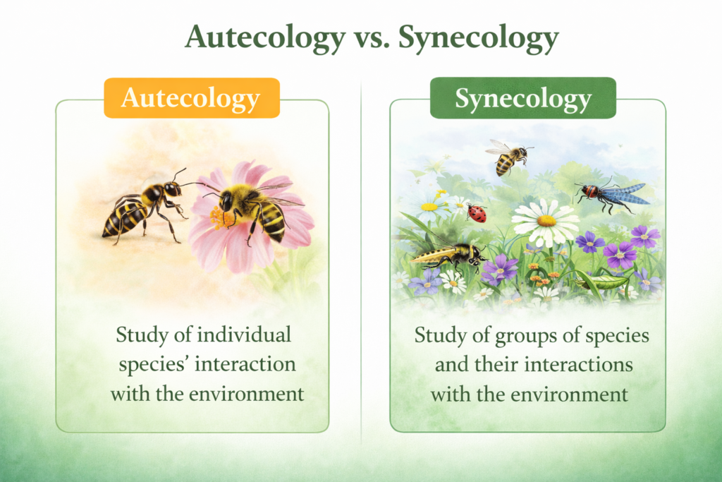 Autecology vs. Synecology