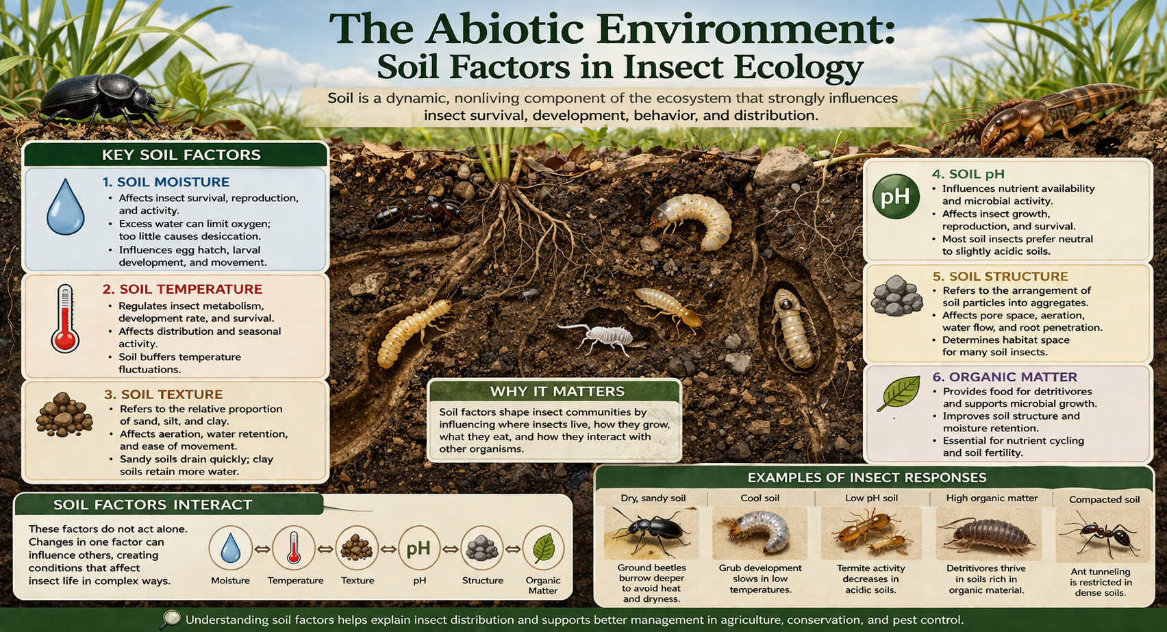 The Abiotic Environment: Soil Factors in Insect Ecology