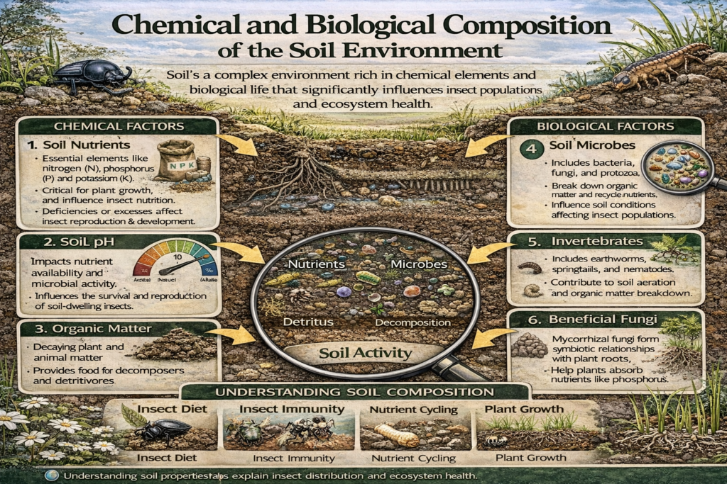 Chemical and Biological Composition of the Soil Environment