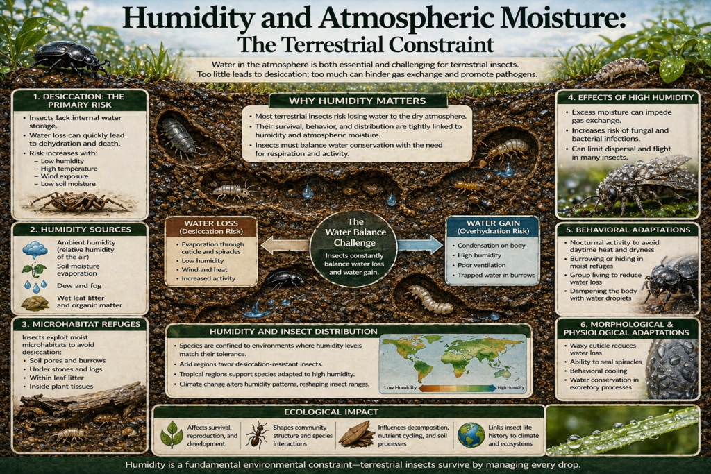 Humidity and Atmospheric Moisture: The Terrestrial Constraint