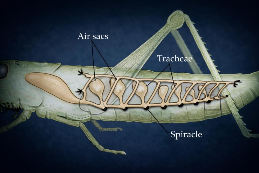  Air Sacs in Active Insect Species