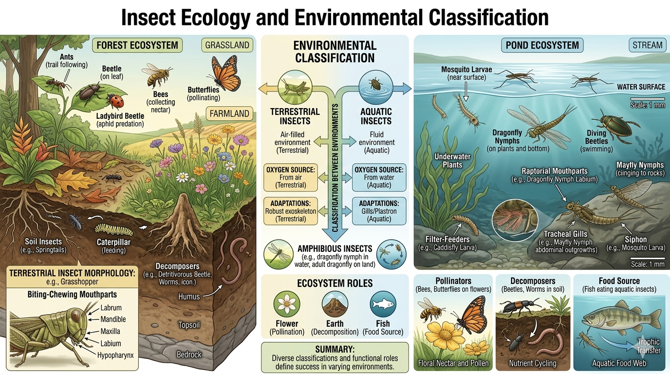 Insect Environment and Environmental Classification: A Comprehensive Framework