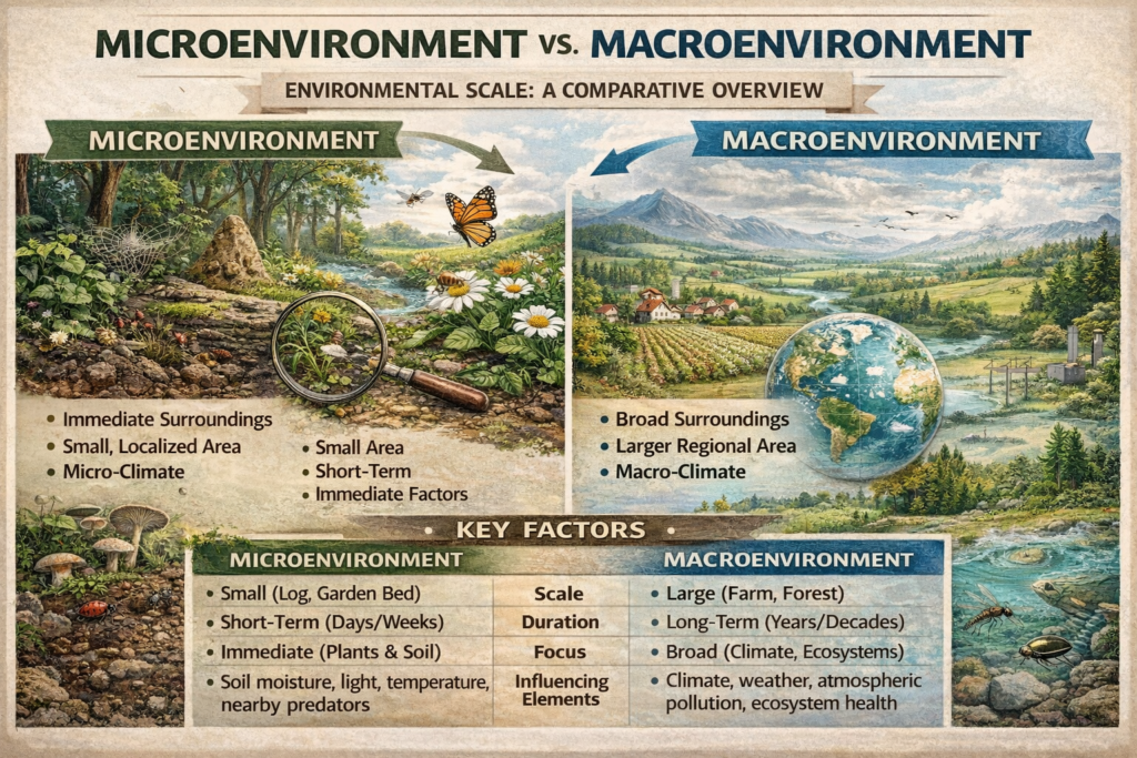 Microenvironment vs. Macroenvironment